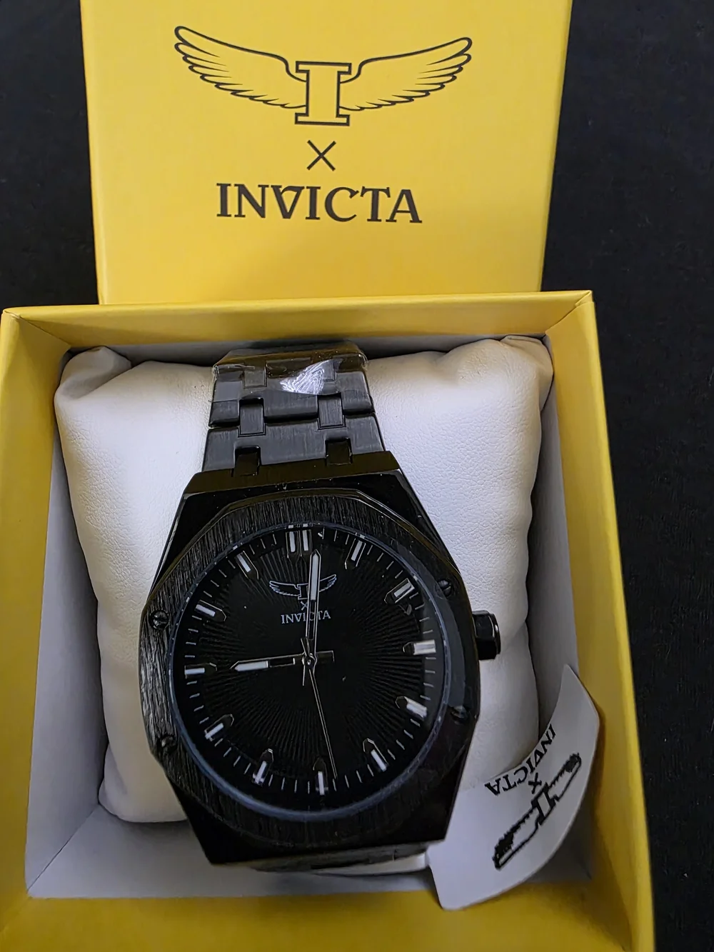 Invicta Black Stainless Steel Men's Watch